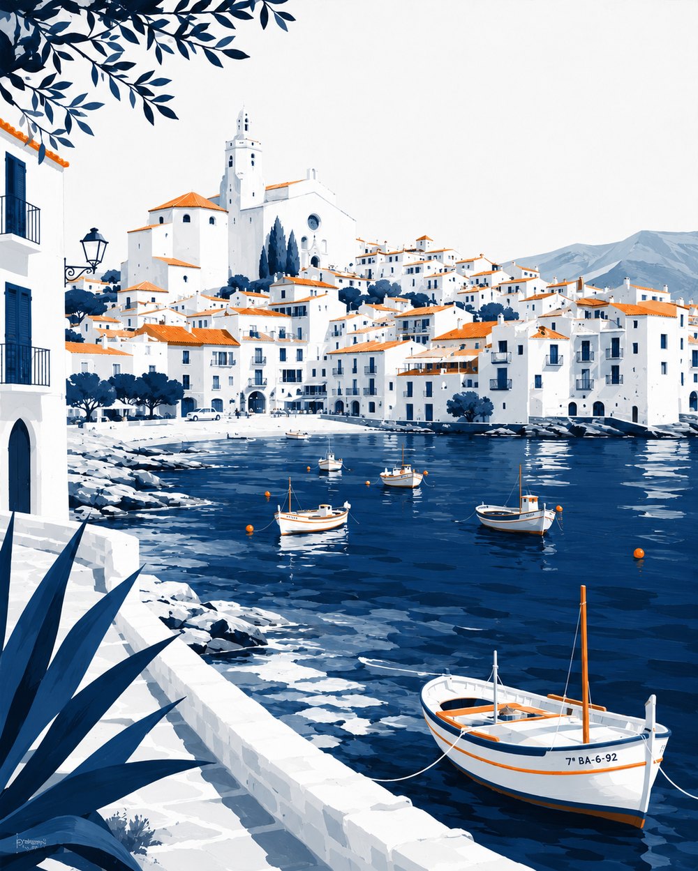 Poble i badia de Cadaqués, Costa Brava